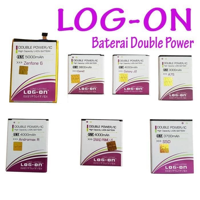 Log On Battery For Lenovo A708a859 4000mah Double Power & Ic Source Baterai .