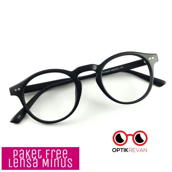 Paket Frame Kacamata Korea / Kacamata minus / Kacamata Vintage Bulat