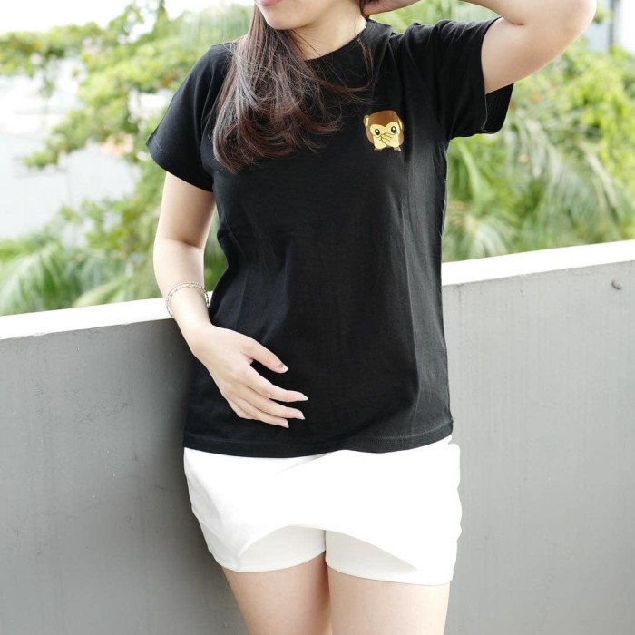 BAJU KAOS MONKEY FOR CEWEK TUMBLR TEE CEWE T-SHIRT COTTON TSHIRT