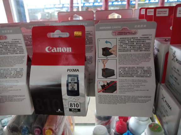 Jual canon pixma pg 810 black catridge tinta original