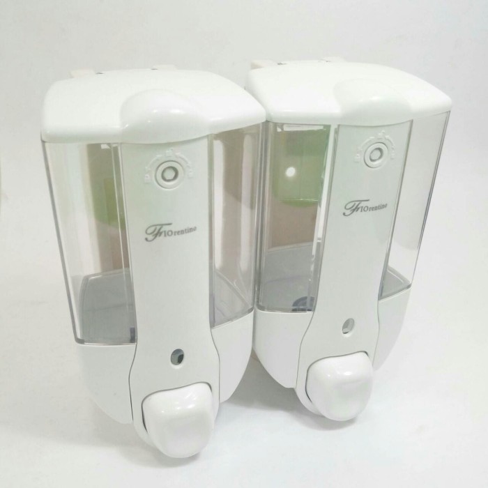 Tempat Sabun Cair Putih / Hand Soap Dispanser Double Fiorentino 660ml