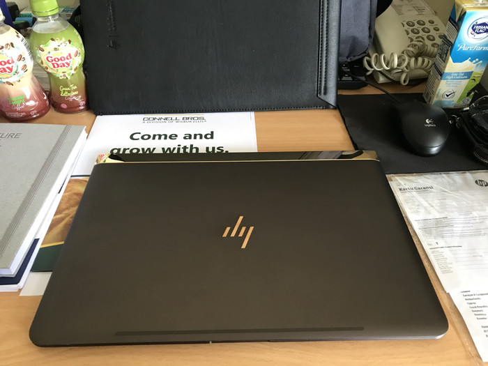 Jual Ultrabook HP Spectre 13-V022TU Black Gold i7 Skylake