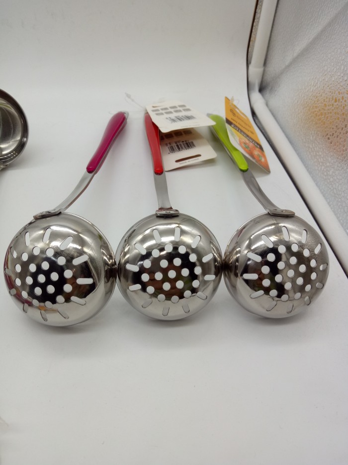 Foto Produk Irus Kuah Sendok Kuah Sendok Shabu Shabu Stainless ( lubang) dari MGM Online