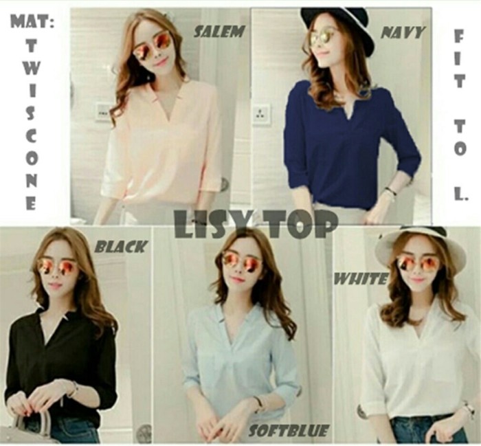 Tunik Atasan Wanita Blouse Muslim Tunik Ekhy Abu Abu Daftar Update Source · therisrus lisy top