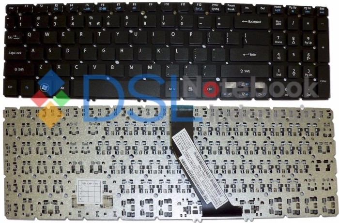 Laptop Keyboard for Acer Aspire V5-552 V5-552G V5-552P V5-552PG V5-572 V5-572G V5-572P V5-572PG V5-573 V5-573G V5-573P V5-573PG Black NO Frame Turkey TR