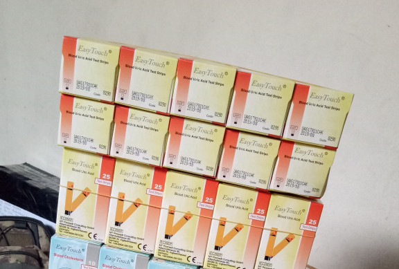 Foto Produk strip EasyTouch Asam Urat / Uric Acid dari Nusantara Medika jaya