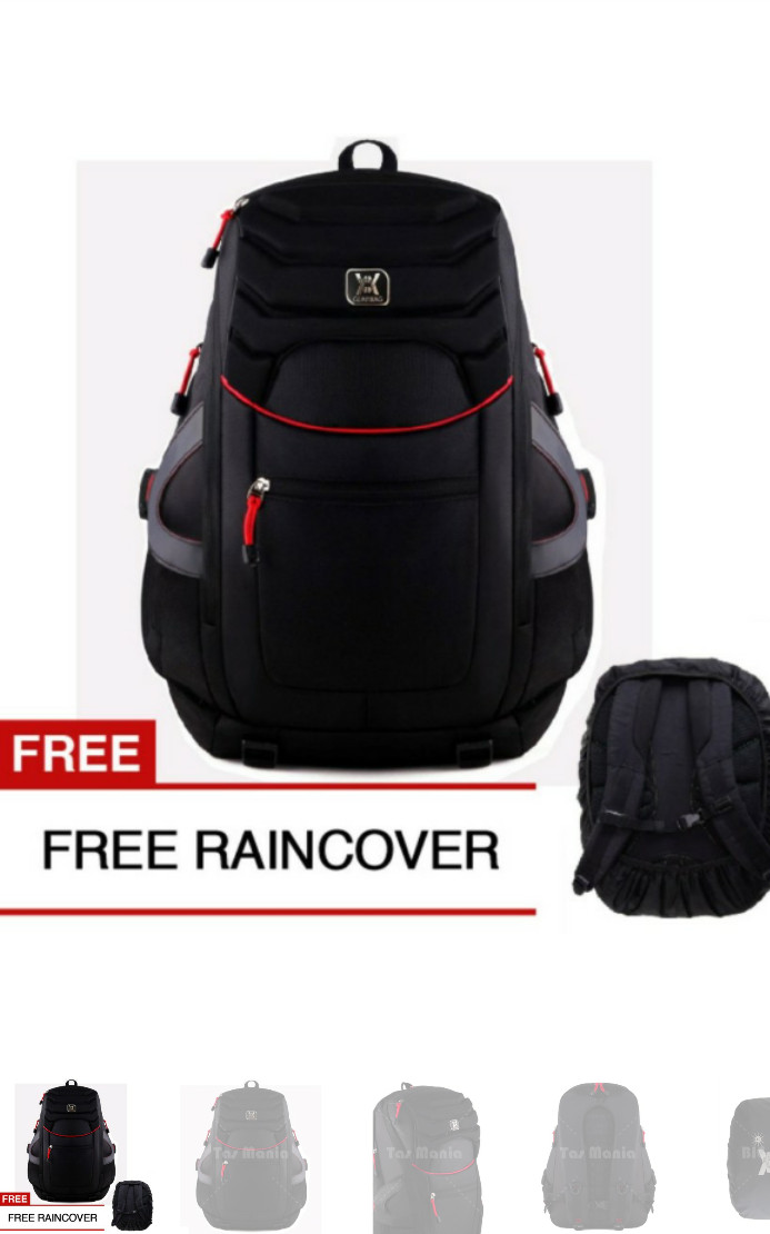Gear Bag The All New Aligator Backpack - Black + FREE Raincover