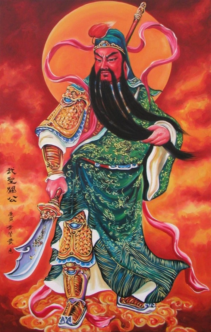 Jual Repro Digital Lukisan Dewa Kwan Kong Guan Yugod Konghucu Feng Shui Kota Surabaya Art Repro Center Tokopedia