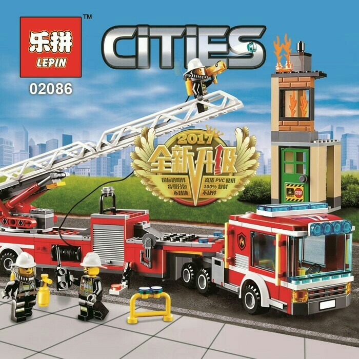 Review Lego Mobil Pemadam Kebakaran City Fire Engine Set 421pcs Di