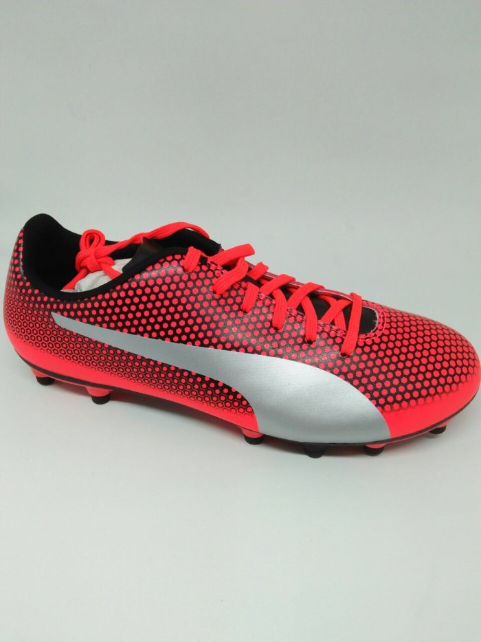 Jual Sepatu  bola Puma  original Spirit FG orange silver new 