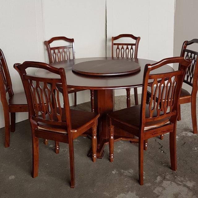 Jual Meja  Makan  Bulat  Kota Medan King Suite Furniture 