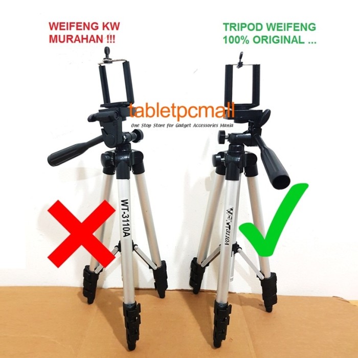 Jual Tripod Weifeng Holder U Universal For Smartphone jual tripod weifeng holder u universal for smartphone