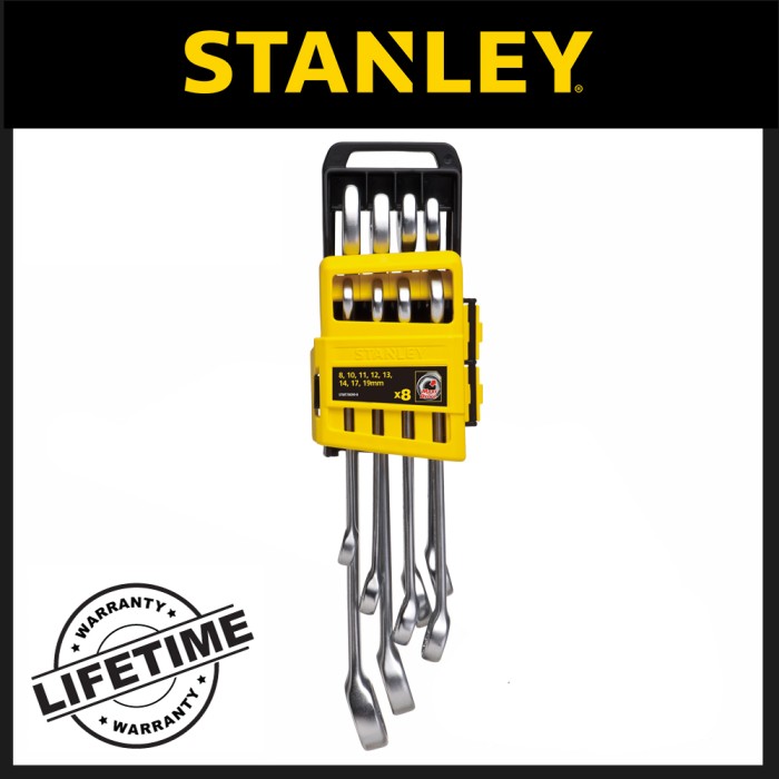 jual stanley combination wrench set 8pcs 8 19mm kunci pas stmt78099 8 black decker jual stanley combination wrench set 8pcs 8 19mm kunci pas stmt78099 8 black decker