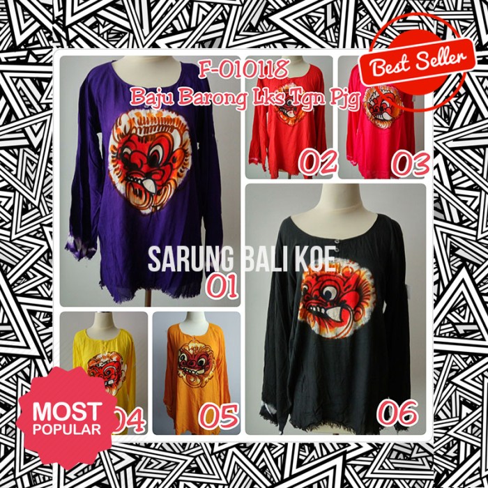 Jual T Shirt Lks Tgn Pjg Kota Denpasar Sarung Bali Koe Tokopedia