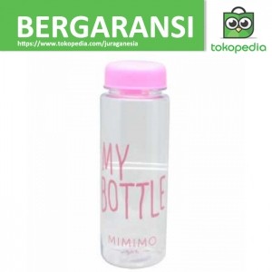 Botol Minum Plastik Bening Juice Lemon My Bottle 500ml - Pink