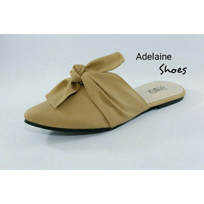 Sandal selop wanita flat casual formal pita trendy by SUMIKO X 188-1
