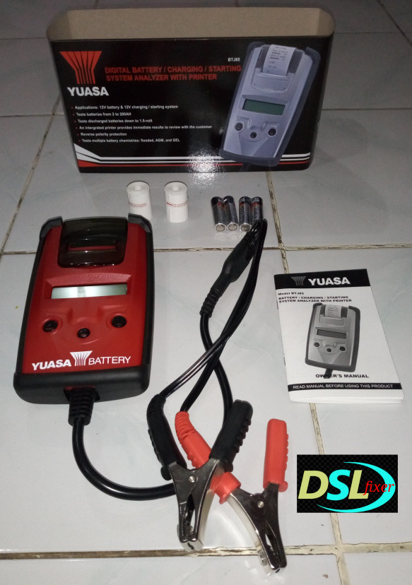 Jual Yuasa BTJ85 Original, Digital Battery Tester / Charging dsl