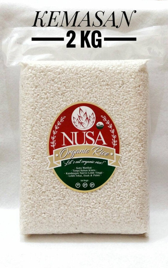 Jual Beras Organic Mentik Wangi Susu 2 Kg, Kualitas Export
