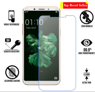 Tempered Glass OPPO F5 Antigores Anti Gores Screen Guard Kaca Bening