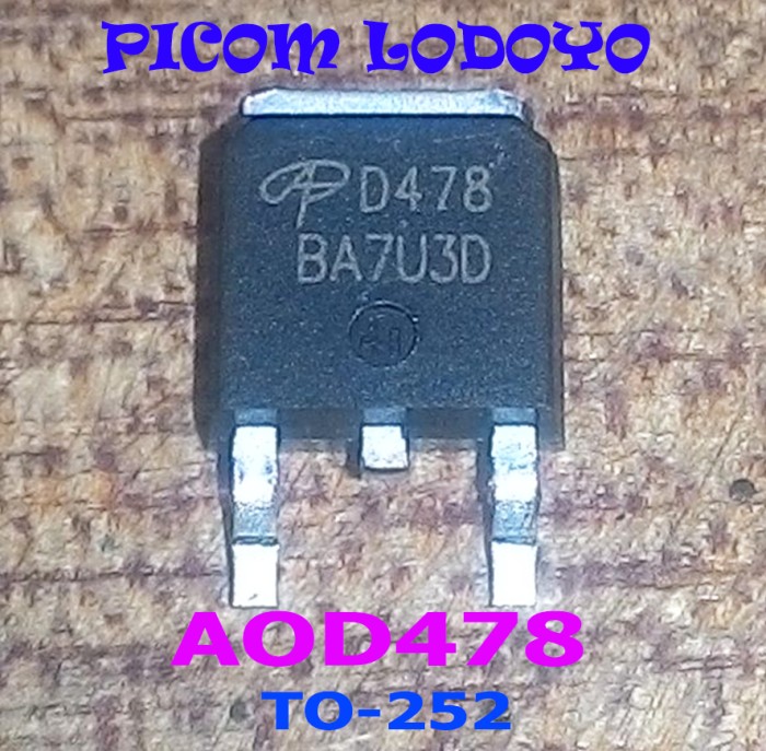2pcs AOD478 D478 N-channel MOS-FET TO-252