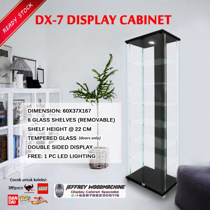 Jual Lemari Pajang Dx 7 Kaca Tempered Minimalis Modern Murah Warna Jual Lemari Pajang Dx 7 Kaca Tempered