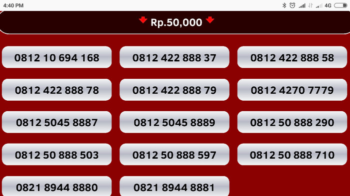 Telkomsel Simpati 4g Lte 082 13 55555 61 Kartu Perdana Nomor Cantik Source · nomor cantik