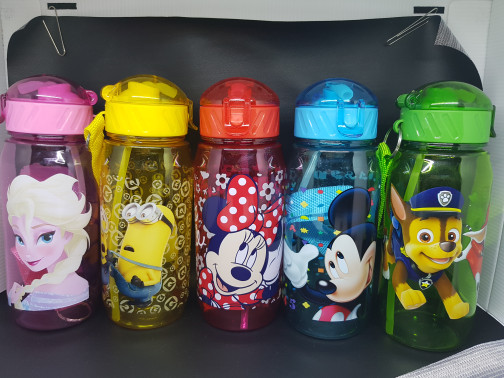 Besties Kiddo Botol Minum Anak BPA Free 500ml Karakter Anak Laki-laki - Multicolor |