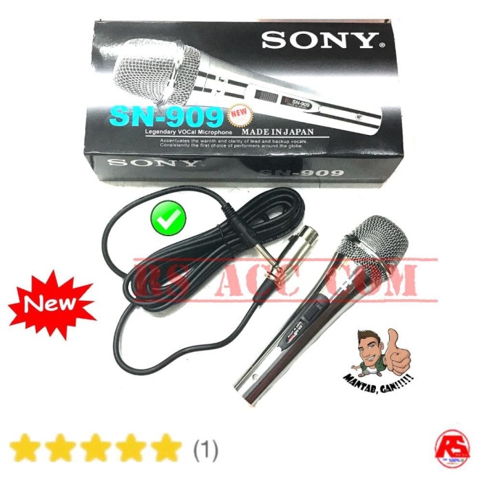 Mic Kabel Sony SN-909 karaoke Room Berkualitas