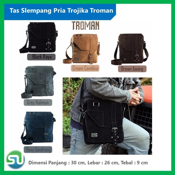 Jual Tas Selempang Pria Gadget Laptop Trojika Man Troman Navy Source · Tas Kerja Tas Selempang Pria Kanvas Best Seller Trojika Troman