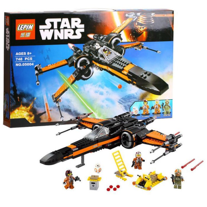 Jual Star Wars Poe Dameron BB8 X Wing Black Hitam Lego kw
