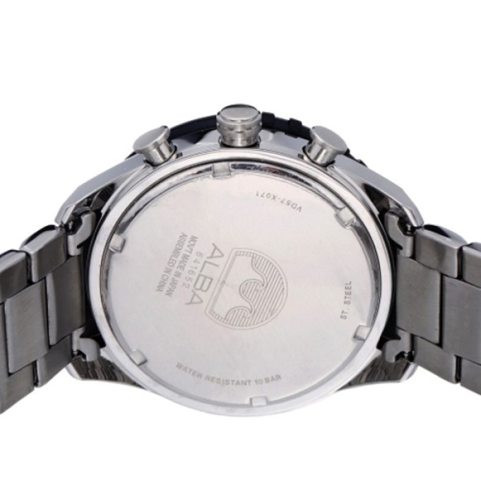 Alba Signa Chronograph Jam Tangan Pria - Stainless Steel - AM3327X1