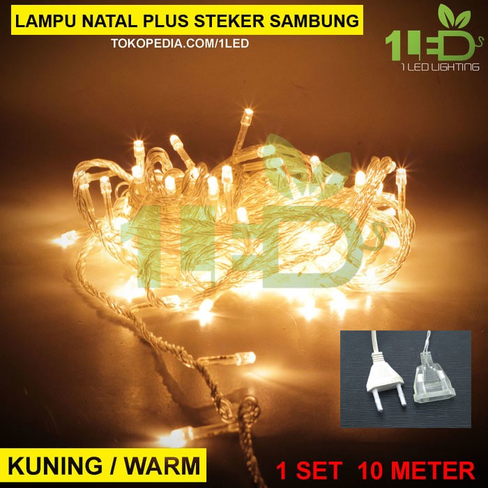 Jual Lampu Natal Led Warm White Kuning Le Light Hias Lampu Natal Led Warm White Kuning Le Light Hias Dekorasi