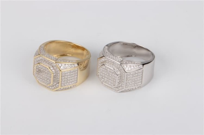 Jual Ring Cincin Square Gold Diamond Lab Pia Wanita Jakarta Selatan Rare Master Tokopedia