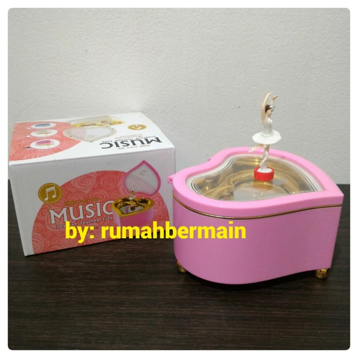 Kotak Musik Love Ballerina 2046 Music Box Hadiah Pajangan Kado Pacar