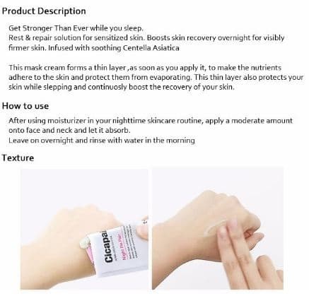 Jual Dr Jart Cicapair Night Repair Mask 3ml 10pcs Jerawat Acne Sachet Jakarta Selatan Sis Beauty Tokopedia