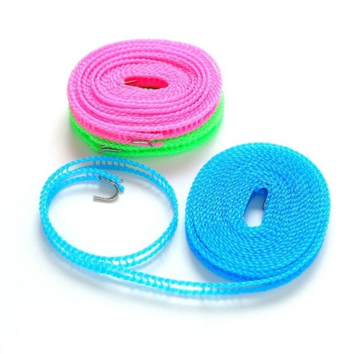 Tali Jemuran 5 Meter - Clothes Line 5m - Hanger Baju - Gantungan Baju - RANDOM