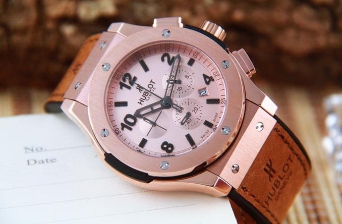 Jam Tangan Couple Merk Hublot Bigbang Geneve Type Hb 5828 Leather