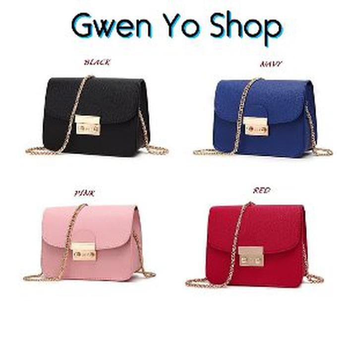 Tas Selempang Wanita Kulit PU IMPORT SMO SC082 Limited