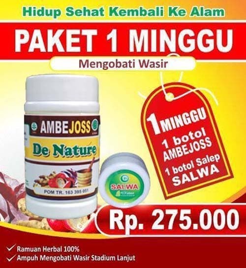 Foto Produk hemmorhoida obat wasir ambeien terjamin herbal dari Nurul De Nature