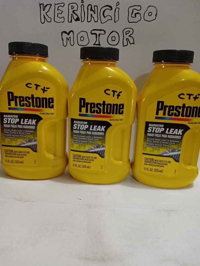 Jual RADIATOR STOP LEAK PRESTONE CAIRAN ANTI BOCOR RADIATOR Kota Depok KERINCI GO MOTOR