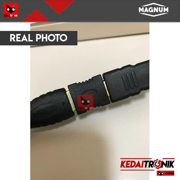 Gender HDMI Female-Female F-F Konektor Penyambung Connector MAGNUM