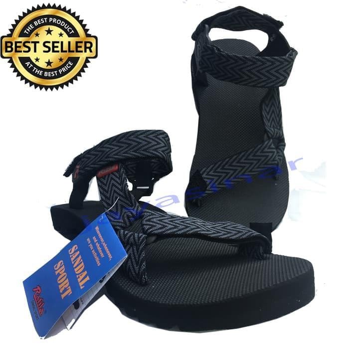 Sandal Gunung Pria Rafila Original Model Terbaru/Fashion Pria - Hitam-