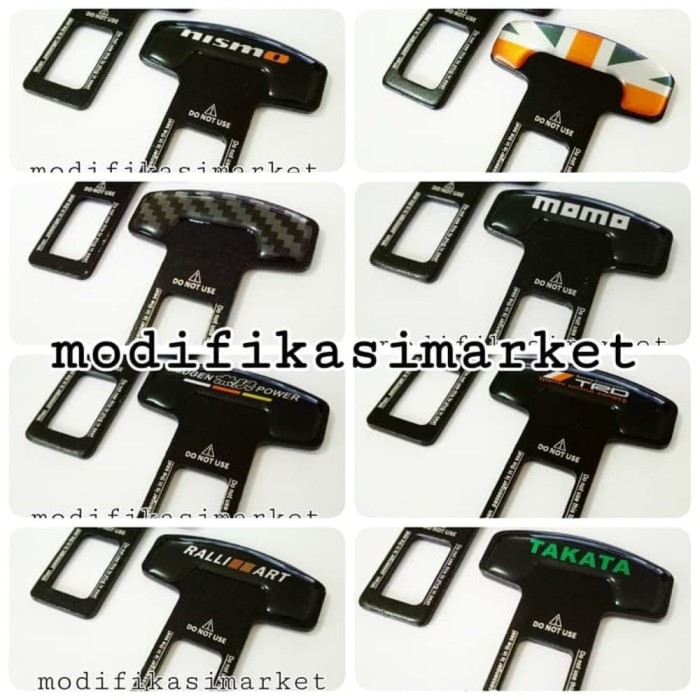 Unik UNIVERSAL SEAT BELT BUCKLE ALARM STOPPER BELT BUZZER UN Murah