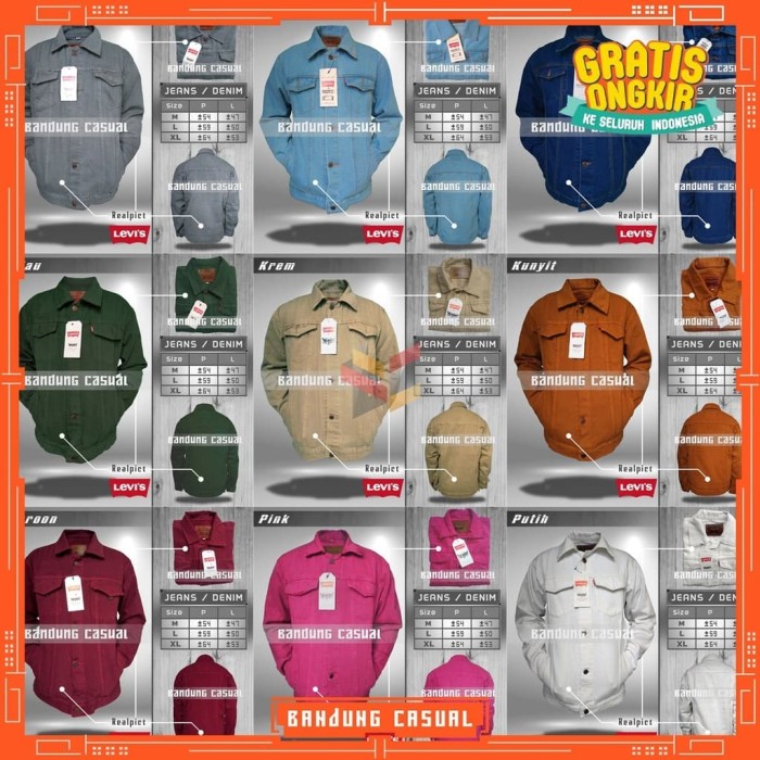 Katalog Jaket Denim Levi S Travelbon.com Katalog Jaket Denim Levi S Travelbon.com