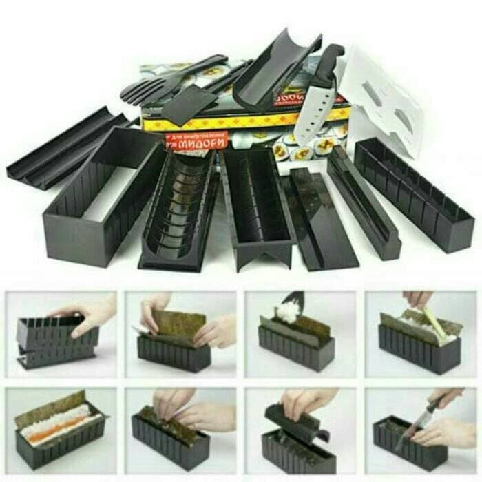 Foto Produk SUSHI MAKER PROFESSIONAL 10 SET / CETAKAN SUSHI LENGKAP dari Value of Money
