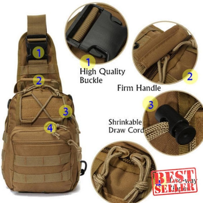 Good - TAS SLEMPANG ARMY type 093 - Hitam