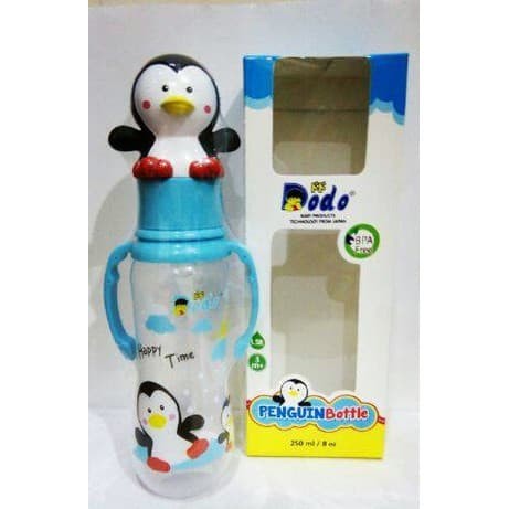 Dodo Penguin Bottle 250ml / Botol Susu Tutup Penguin