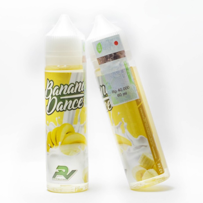 BANANA DANCE BY RV 60ML 3MG LIQUID VAPE VAPOR CUKAI