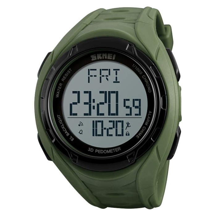 Promo Jam Tangan Pria Digital SKMEI 1315 ARMYGREEN Water