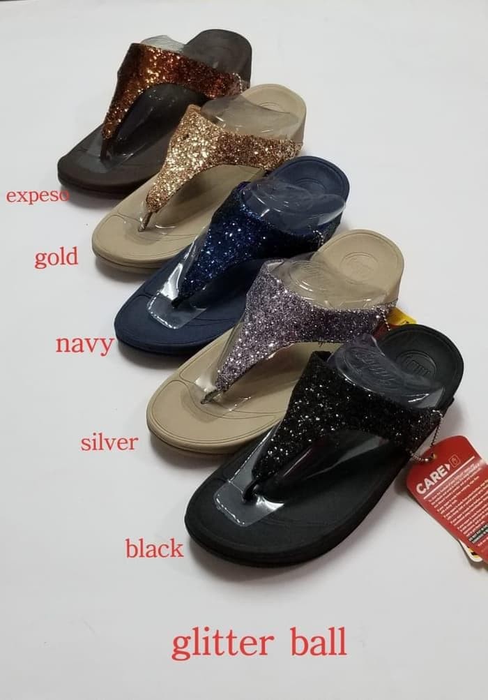 fitflop glitterball silver